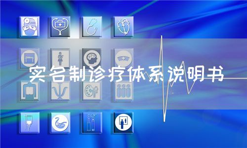 实名制诊疗体系说明书(图1) 实名制诊疗体系说明书(图1)