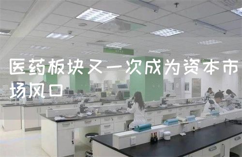 医药板块又一次成为资本市场风口(图1)
