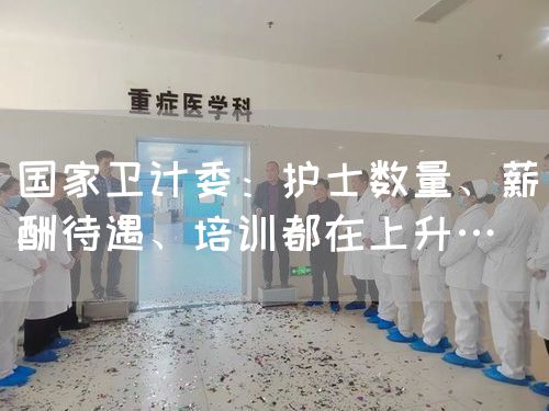 国家卫计委：护士数量、薪酬待遇、培训都在上升…(图1)