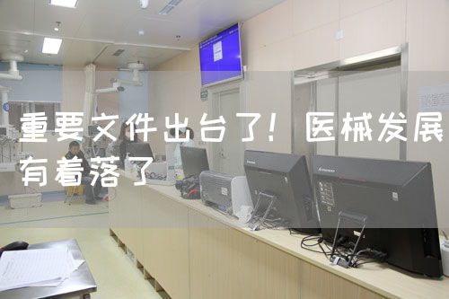 重要文件出台了！医械发展有着落了(图1)