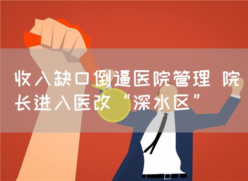 收入缺口倒逼医院管理 院长进入医改“深水区”(图1)