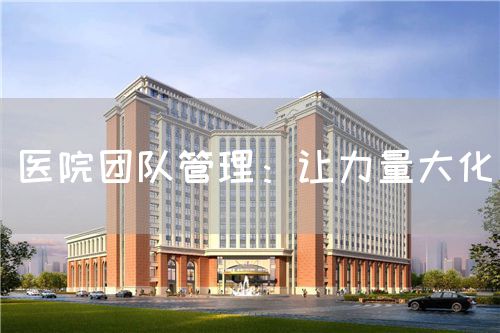 医院团队管理：让力量大化(图1)