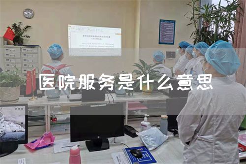 医院服务是什么意思(图1) 医院服务是什么意思(图1)