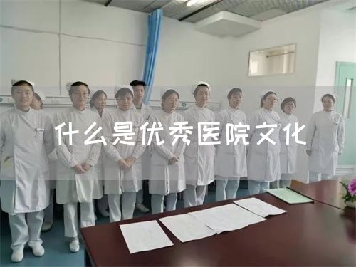 什么是优秀医院文化(图1) 什么是优秀医院文化(图1)