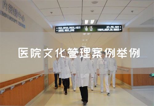 医院文化管理案例举例(图1) 医院文化管理案例举例(图1)